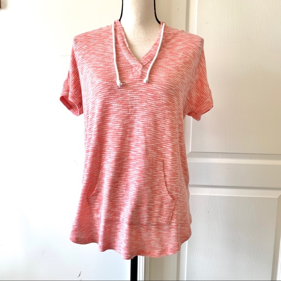 OH BABY by MOTHERHOOD Hooded Short Sleeved Top—Sm - Picture 1 of 8